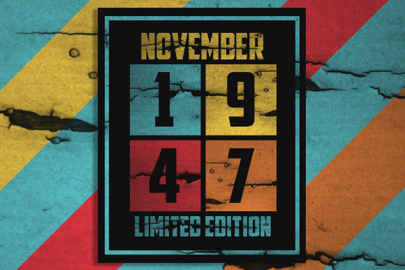 Retro November 1947 Limited Edition