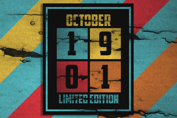 Retro October 1901 Limited Edition