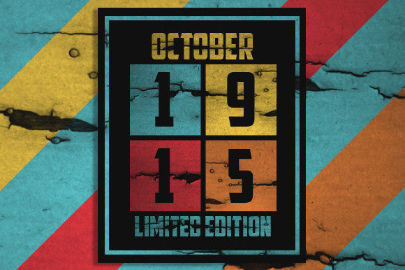 Retro October 1915 Limited Edition