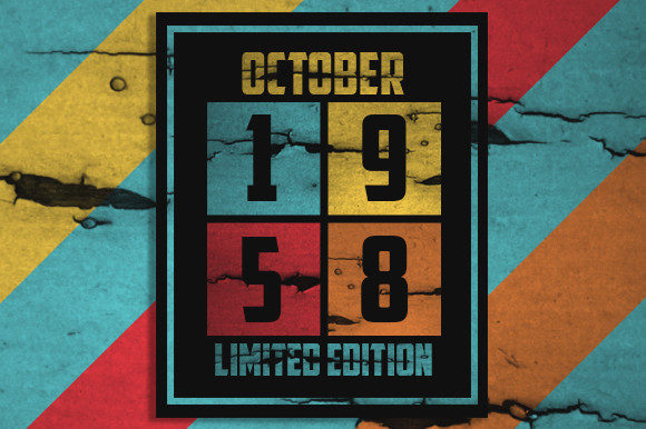 Retro October 1958 Limited Edition