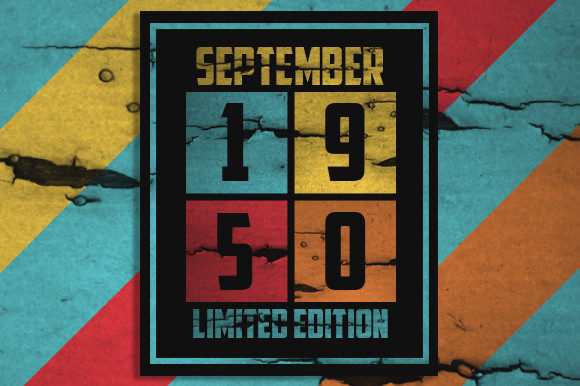 Retro September 1950 Limited Edition