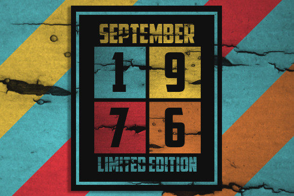 Retro September 1976 Limited Edition
