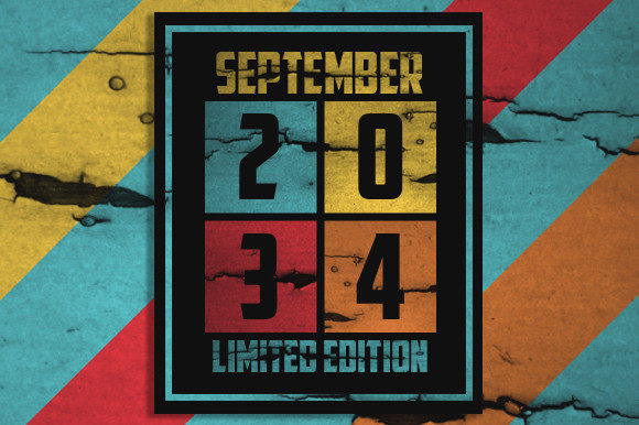 Retro September 2034 Limited Edition